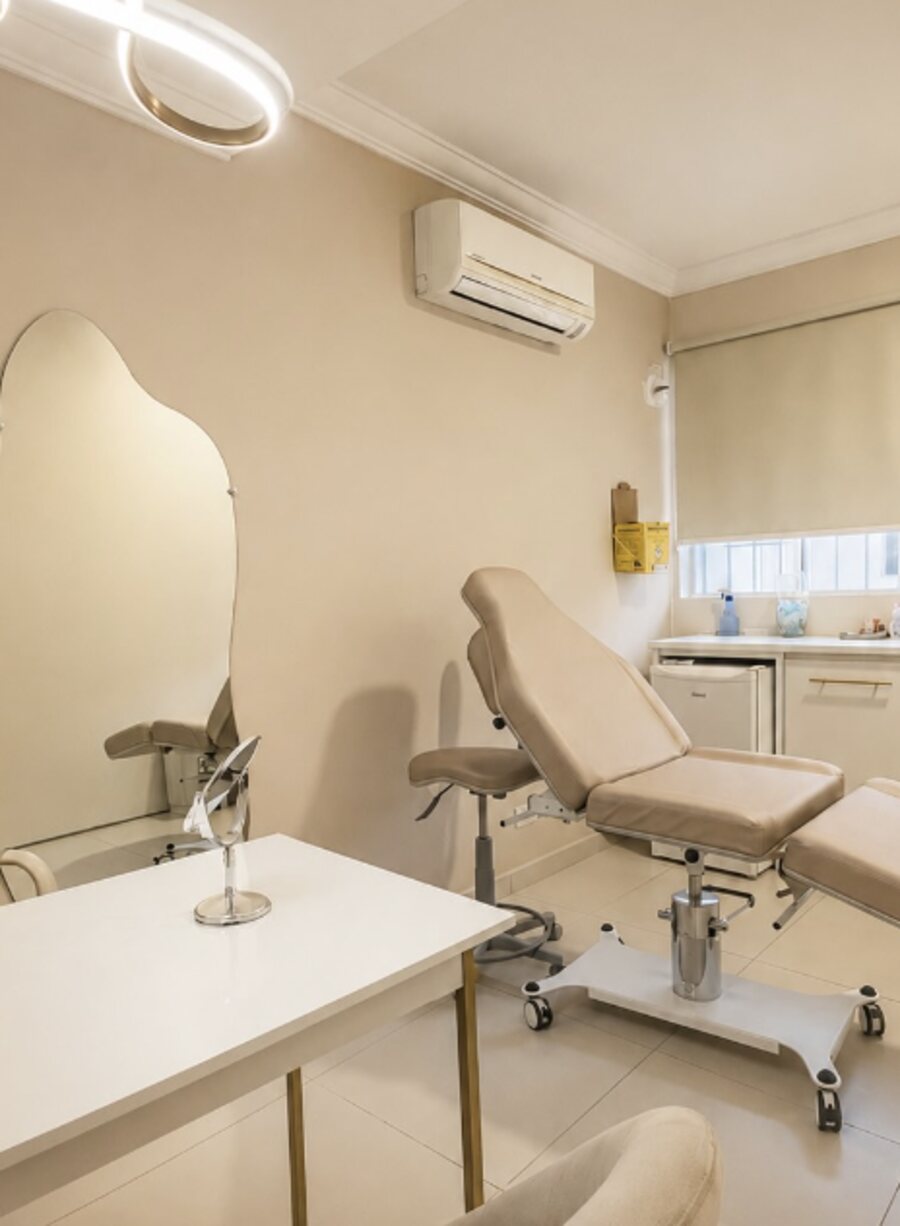 Sala de atendimento da clínica